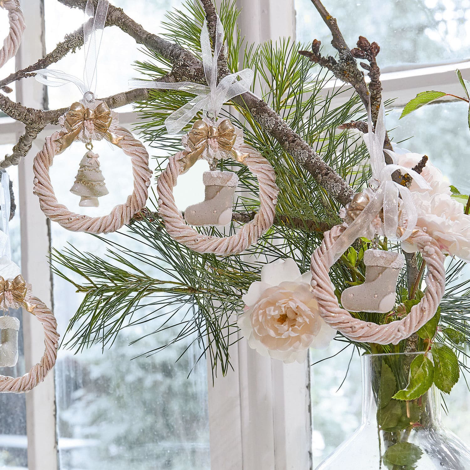 Set di 6 decorazioni da appendere Eithi