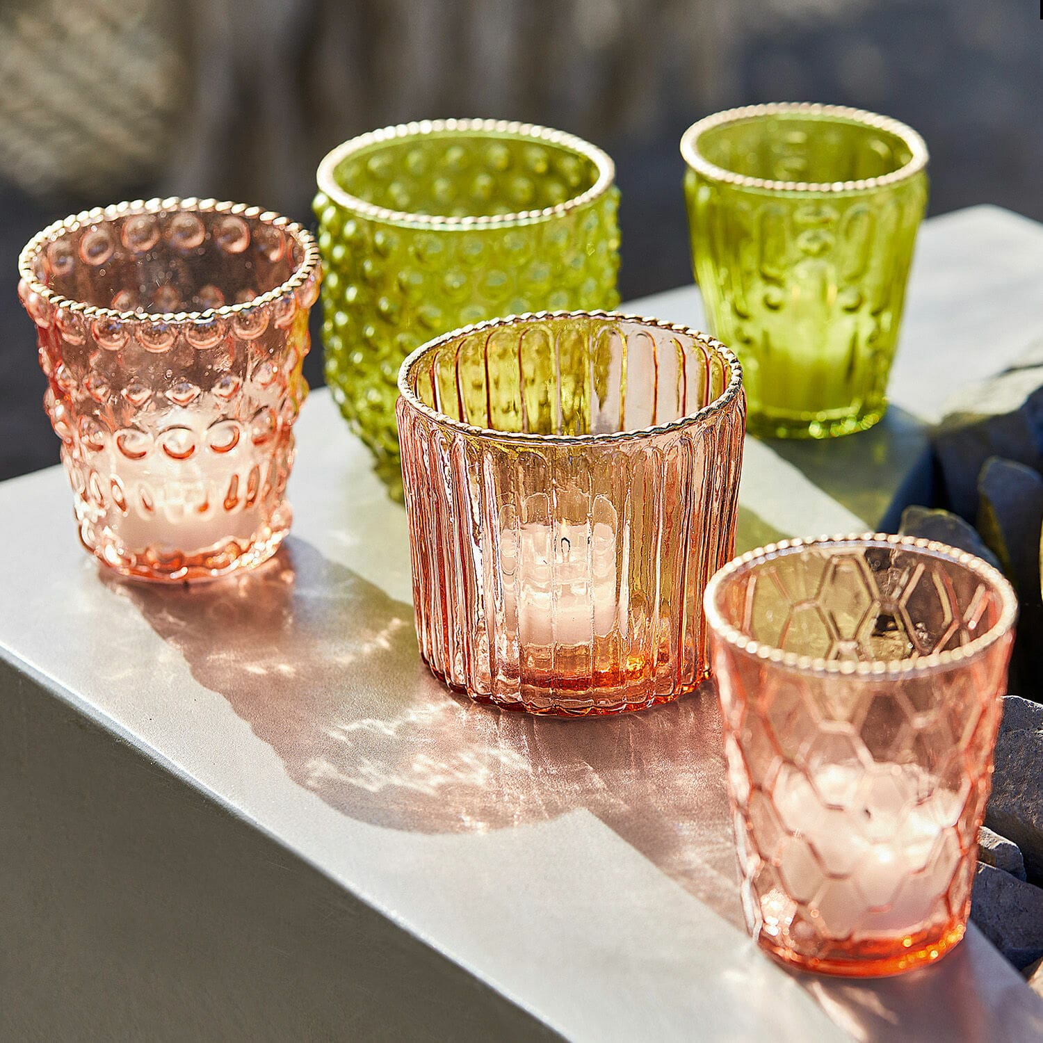 Set di 5 portalumini Jarnac
