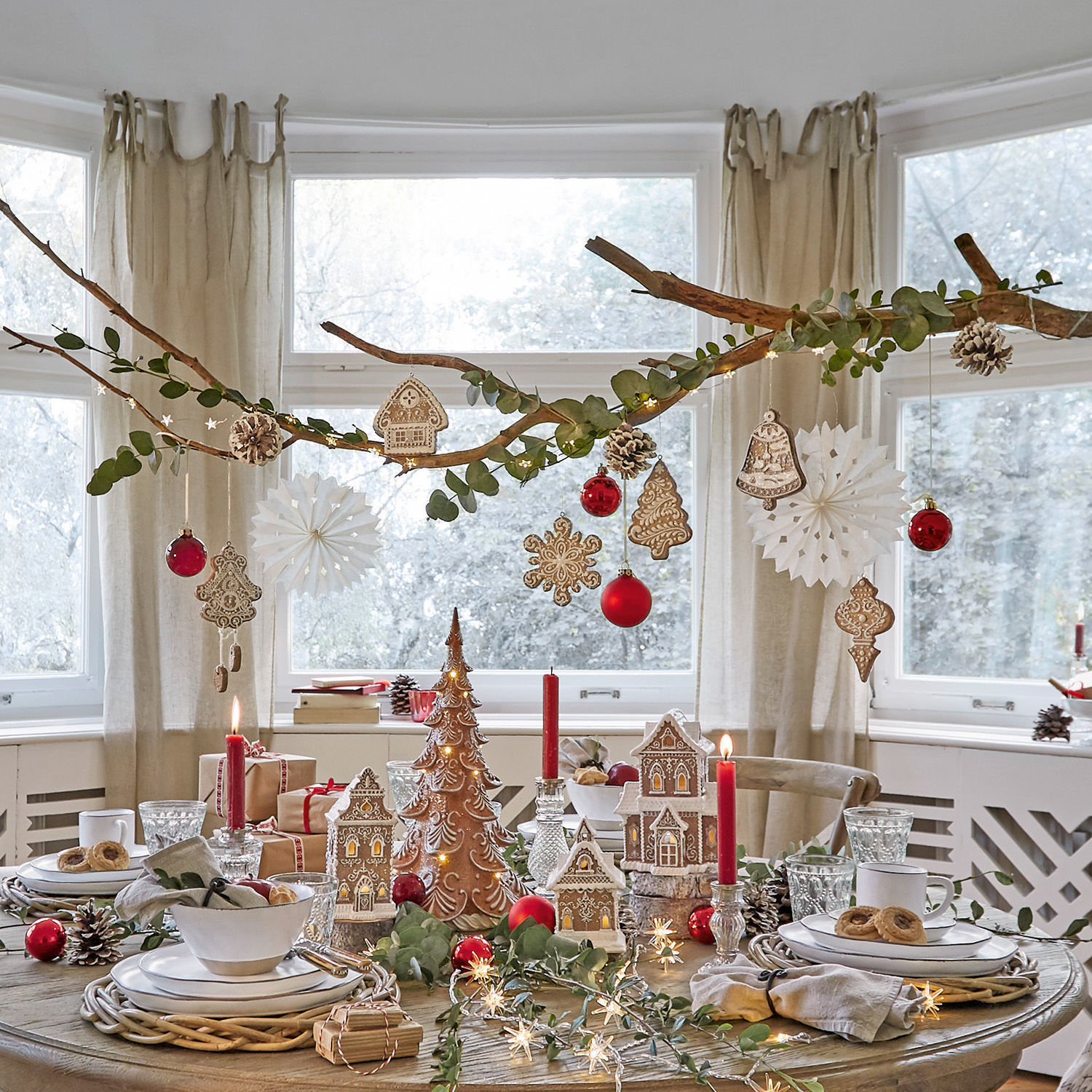 Set di 6 decorazioni da appendere Anyama