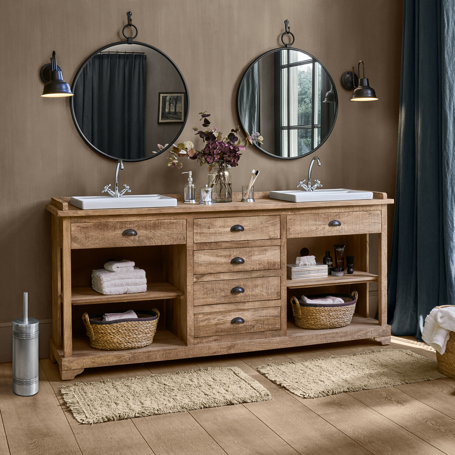 Mobile con doppio lavabo Farum Mobile con doppio lavabo Farum