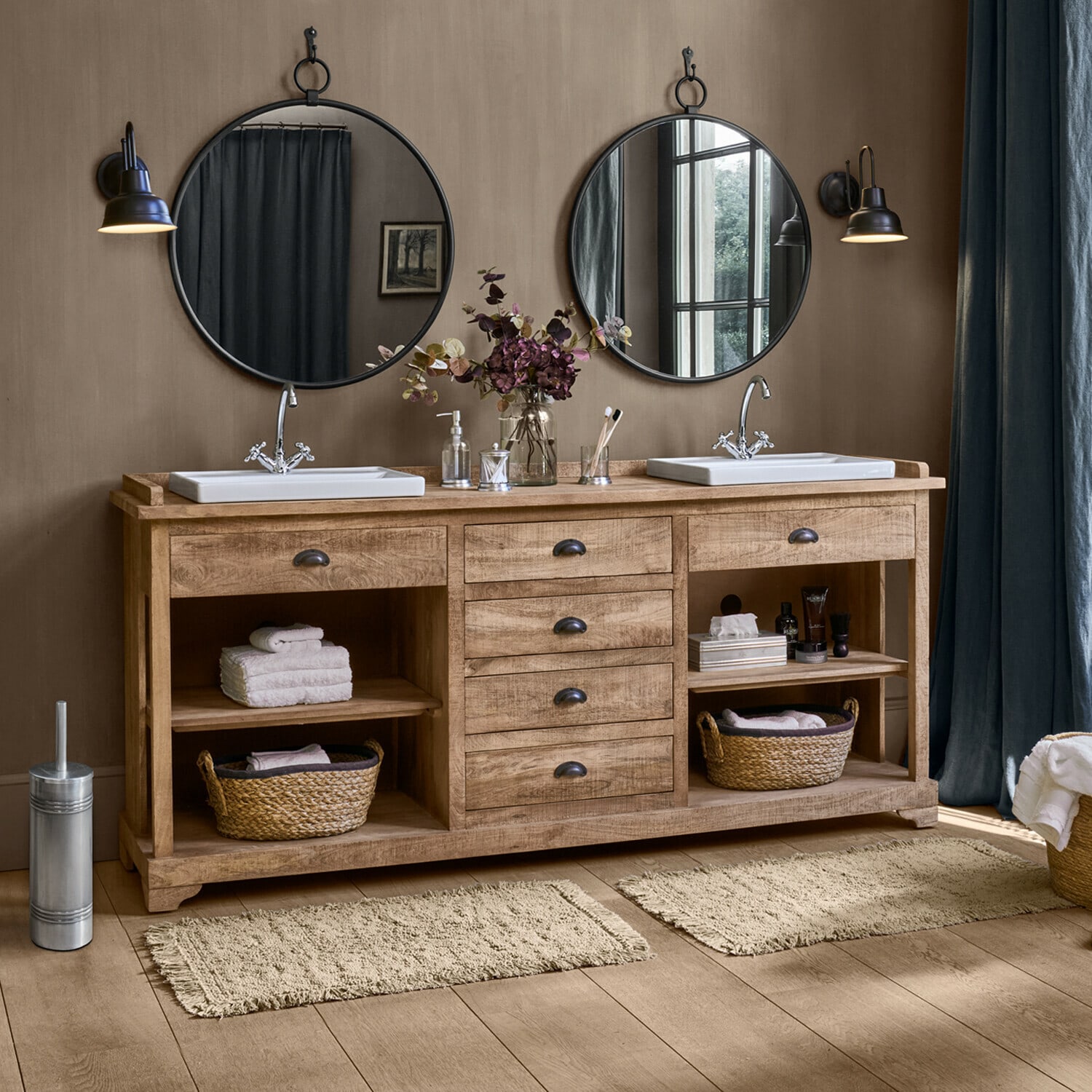 Mobile con doppio lavabo Farum Mobile con doppio lavabo Farum