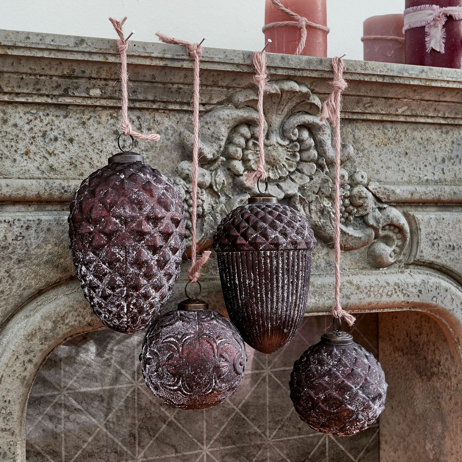 Set di 4 decorazioni natalizie Broome