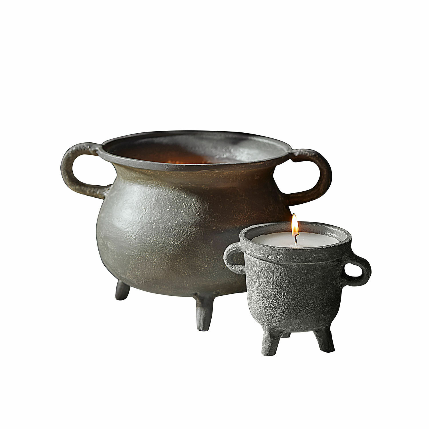 Coppia di lanterne con candela Lavignoux