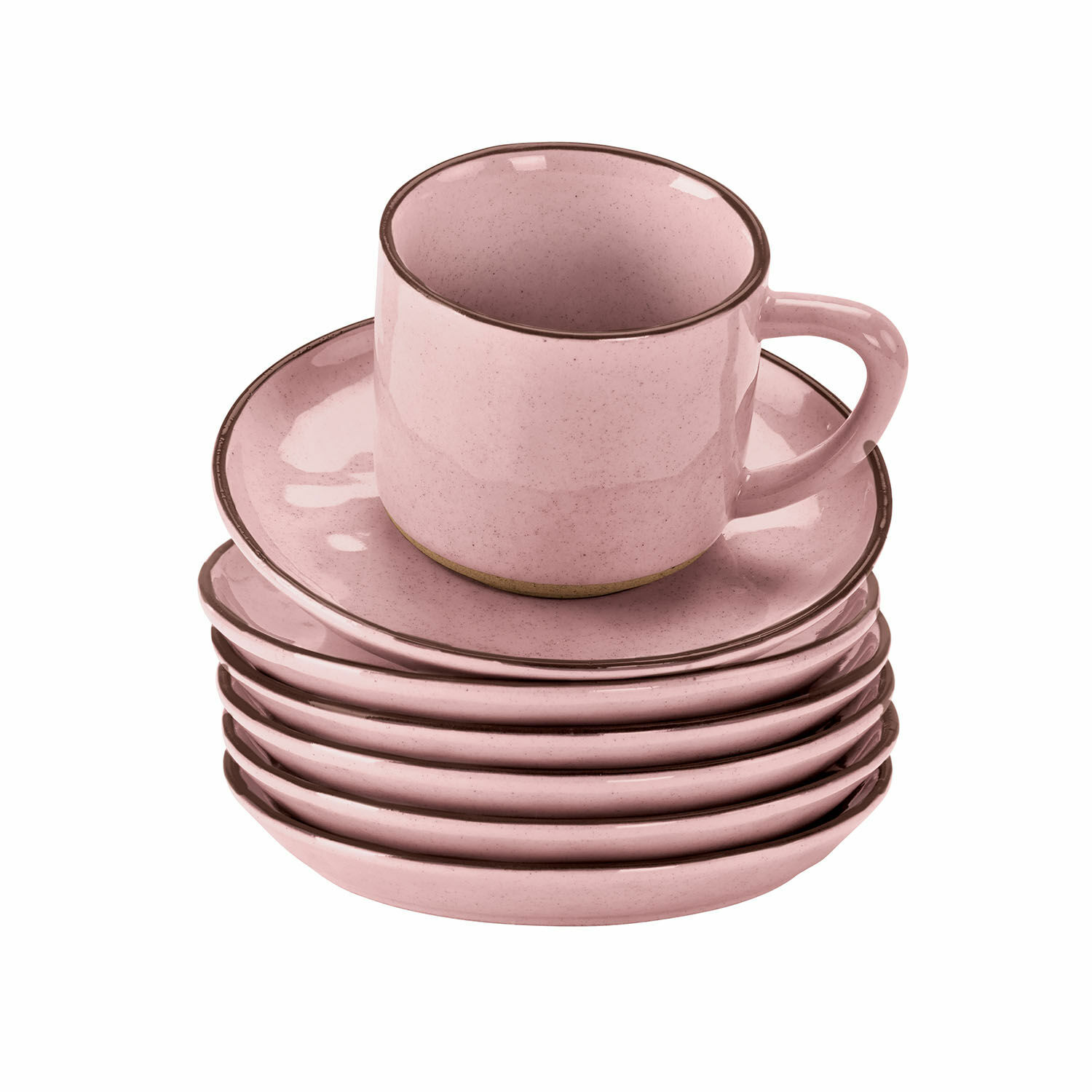 Set di 6 tazze con piattino Biarré