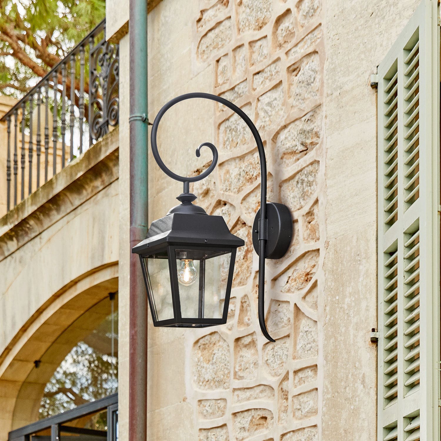 Lampada da parete per esterni Lewarde