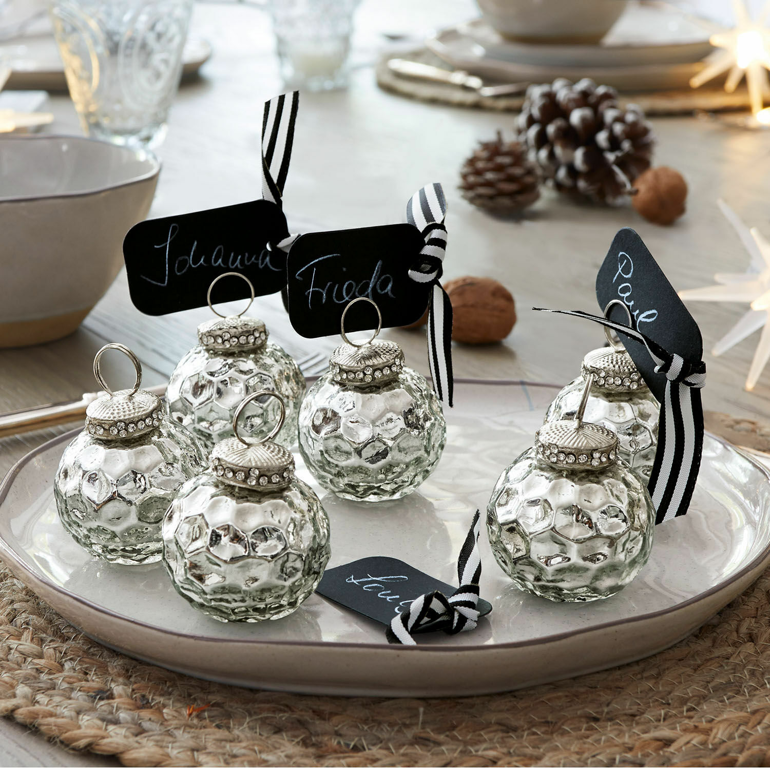 Set di 6 segnaposto Teagan