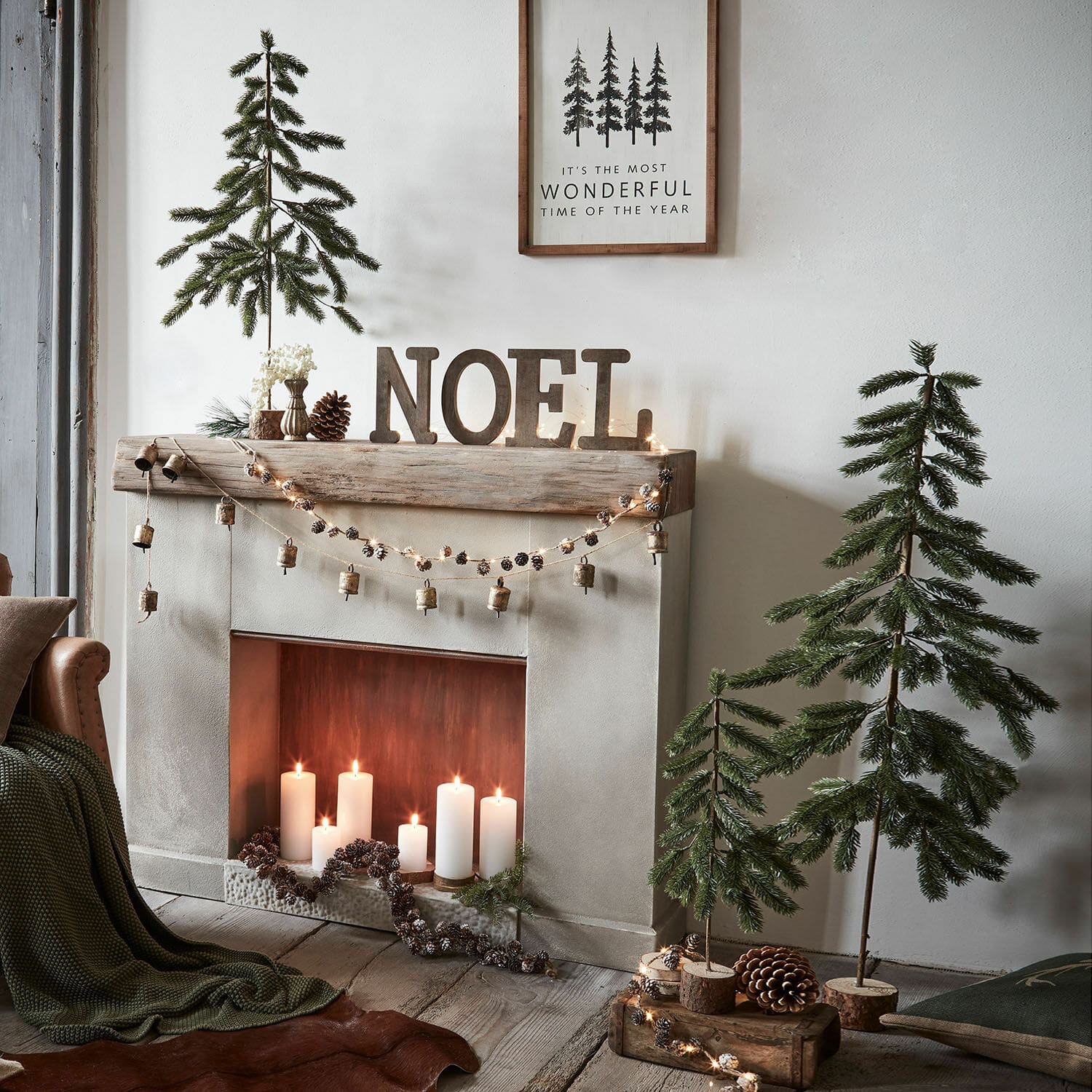 Set di 3 alberelli di Natale Lorin