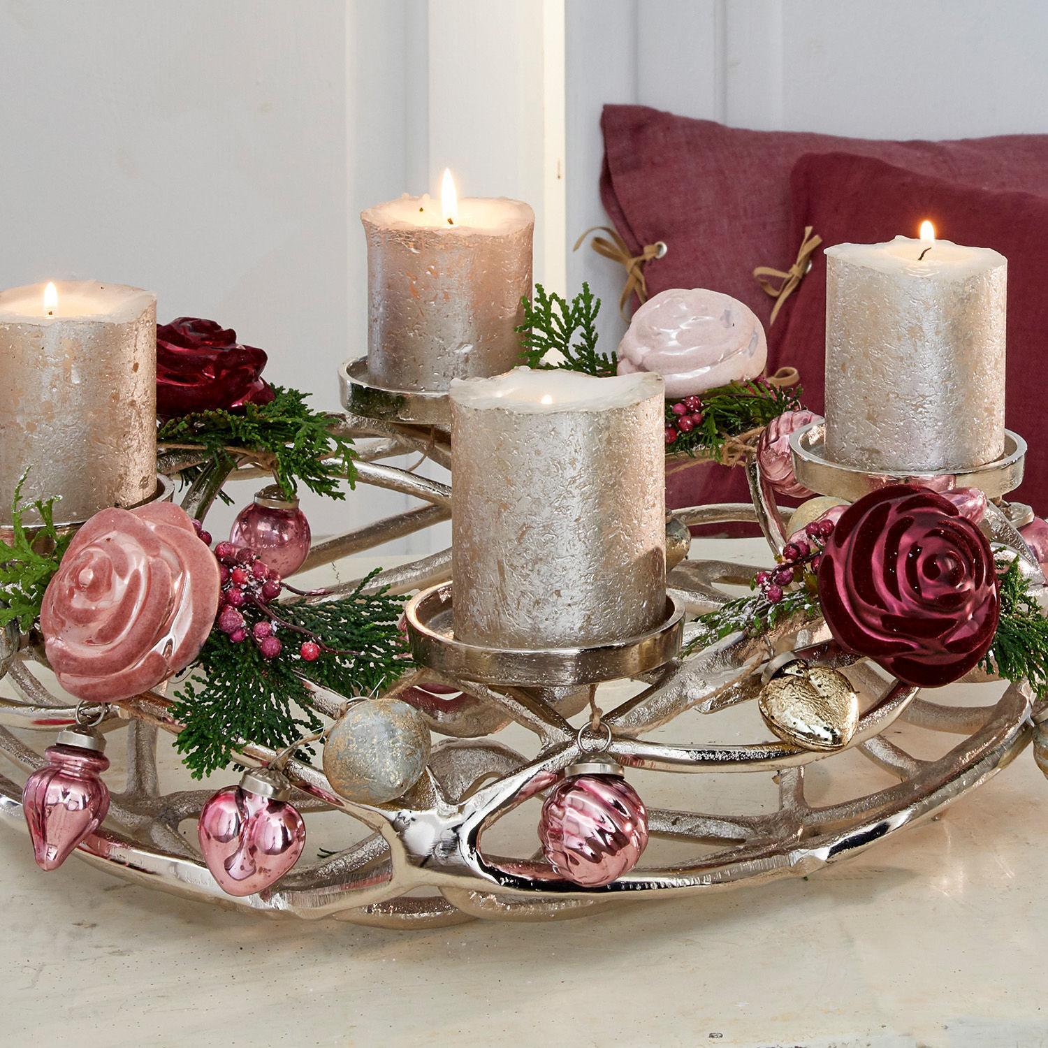 Set di 4 decorazioni da appendere Marquis
