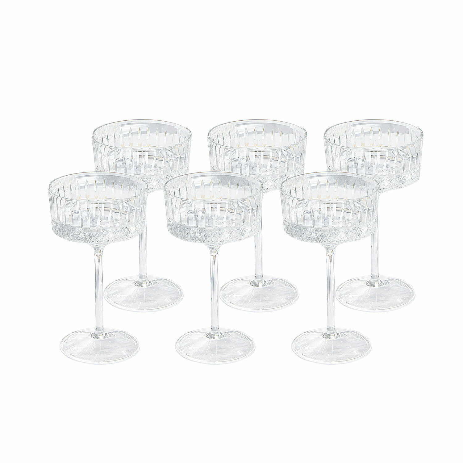 Set di 6 calici da spumante Deion