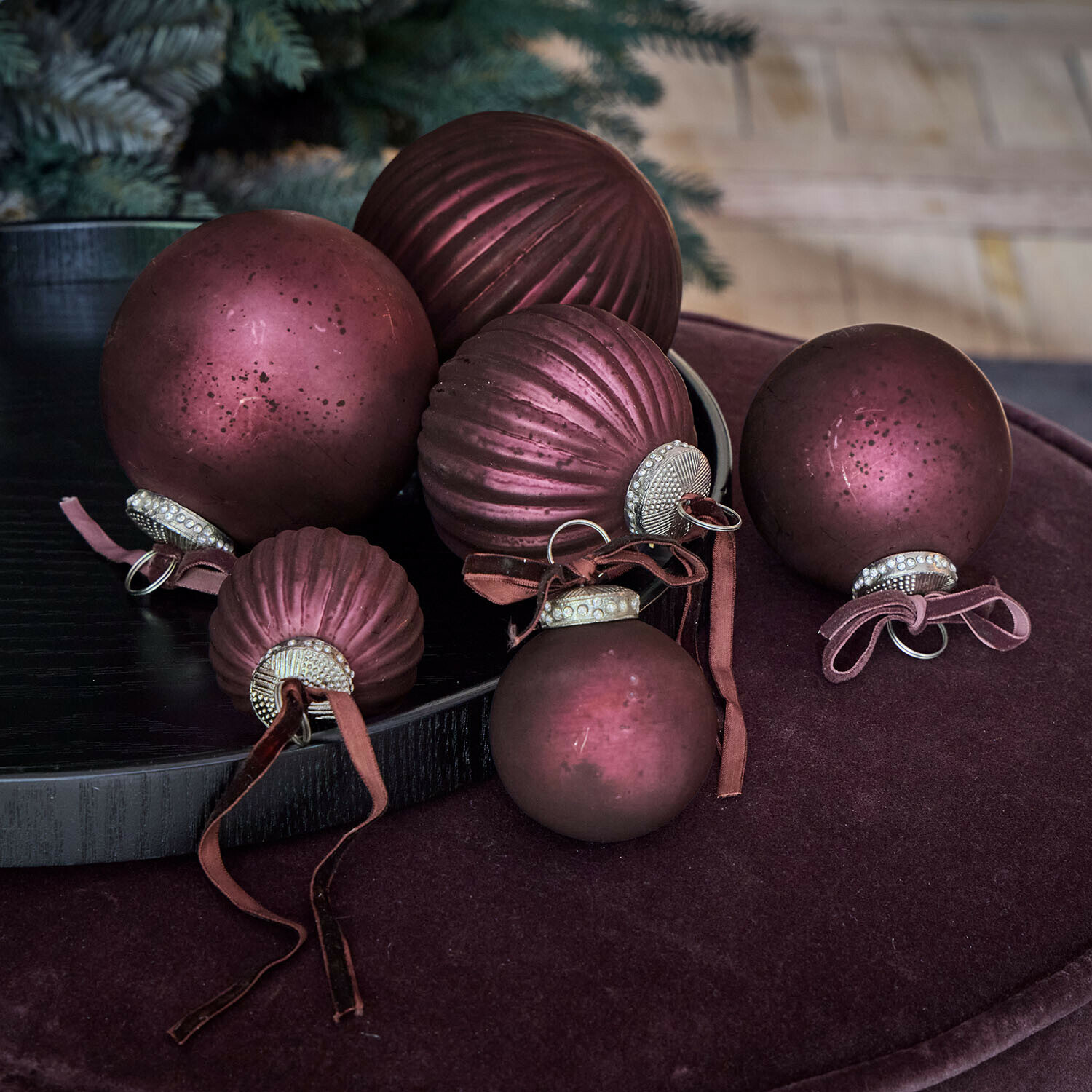 Set di 6 palline di Natale Nuitelle Set di 6 palline di Natale Nuitelle