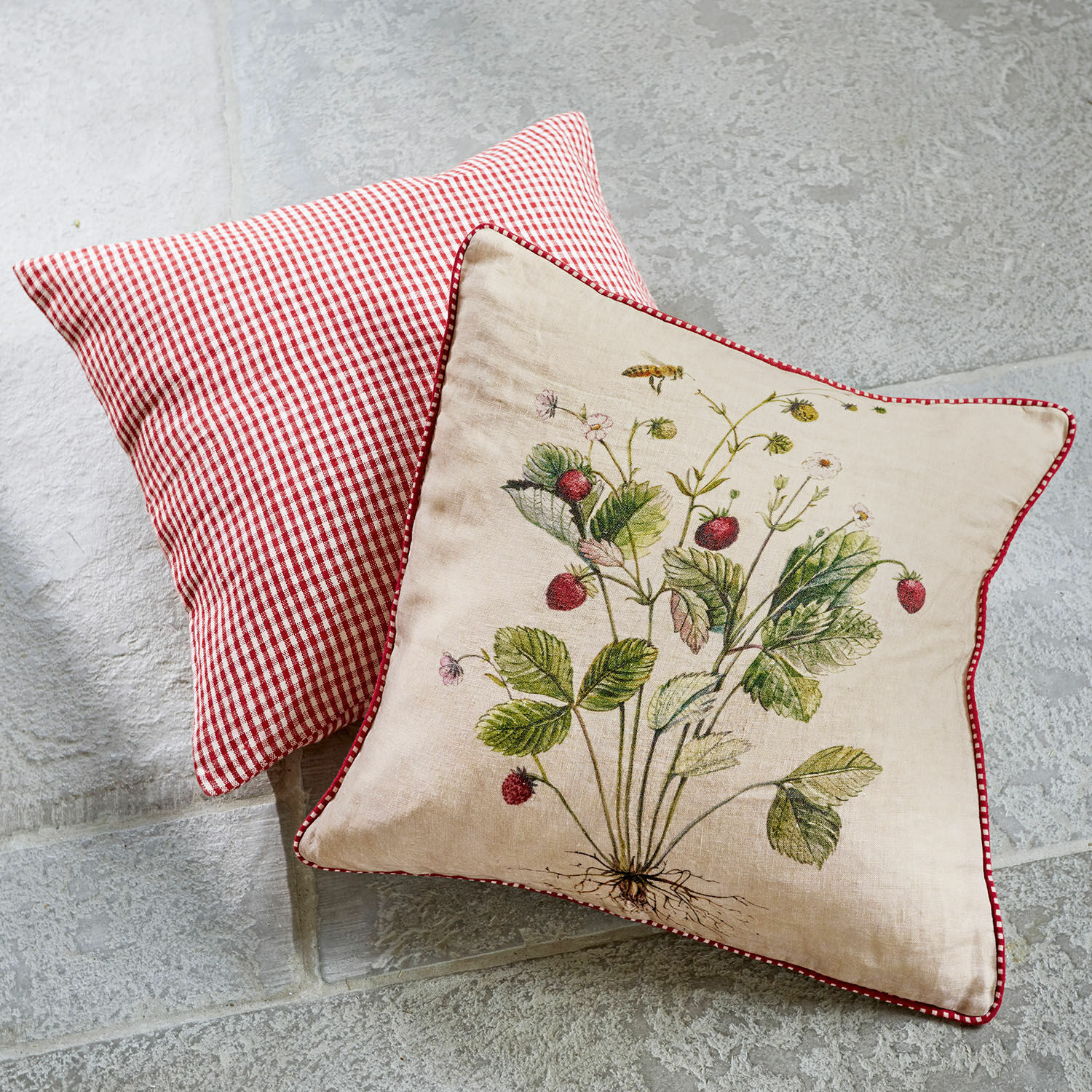 Coppia di copricuscini Strawberry