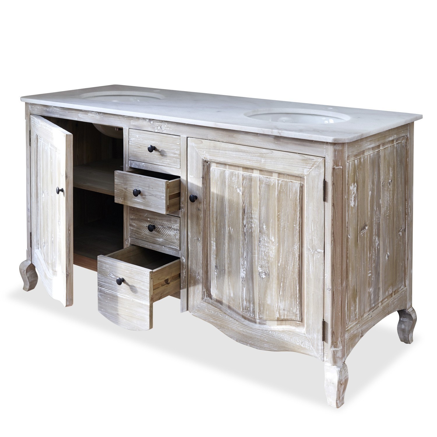 Mobile con doppio lavabo Herrick