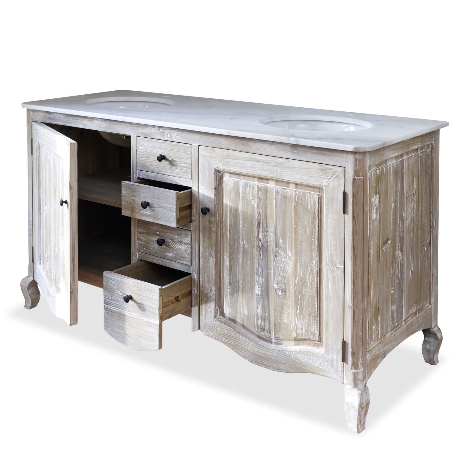 Mobile con doppio lavabo Herrick