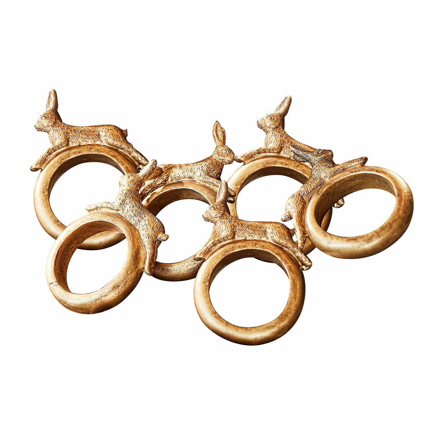 Set di 6 portatovaglioli Tilly