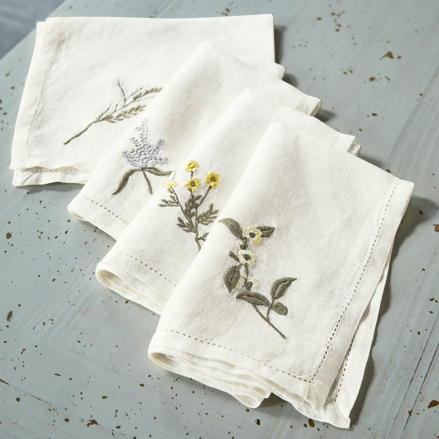 Set di 4 tovaglioli Lentilly