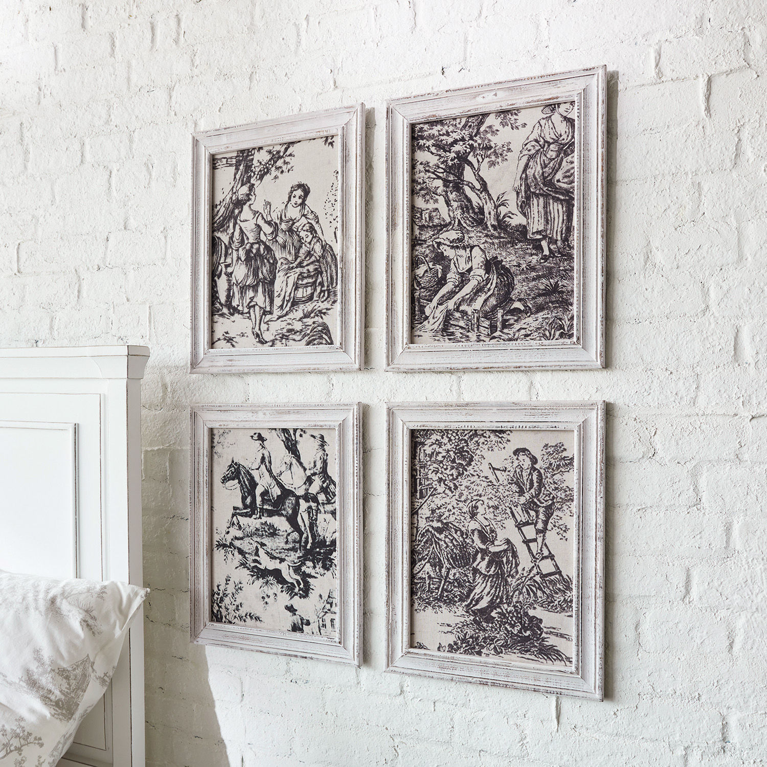 Set di 4 quadretti Abetone