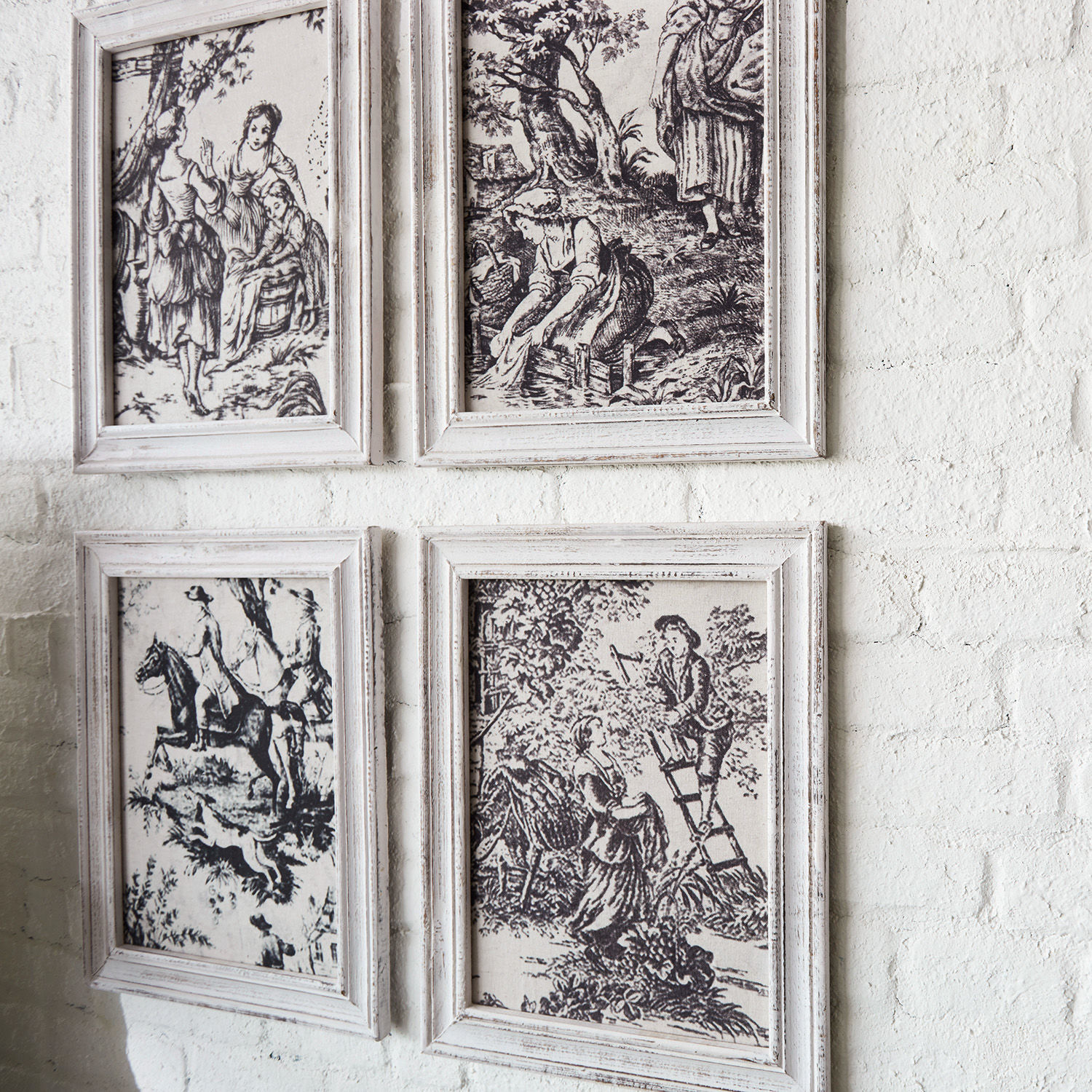 Set di 4 quadretti Abetone