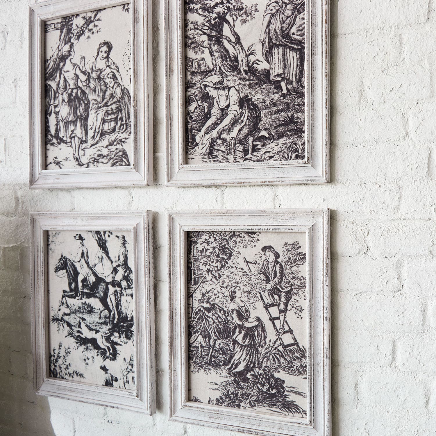 Set di 4 quadretti Abetone
