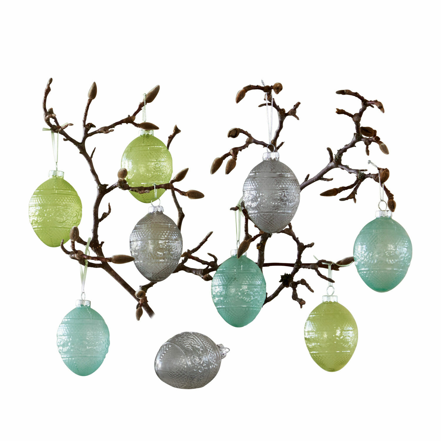 Set di 9 uova di Pasqua Semora