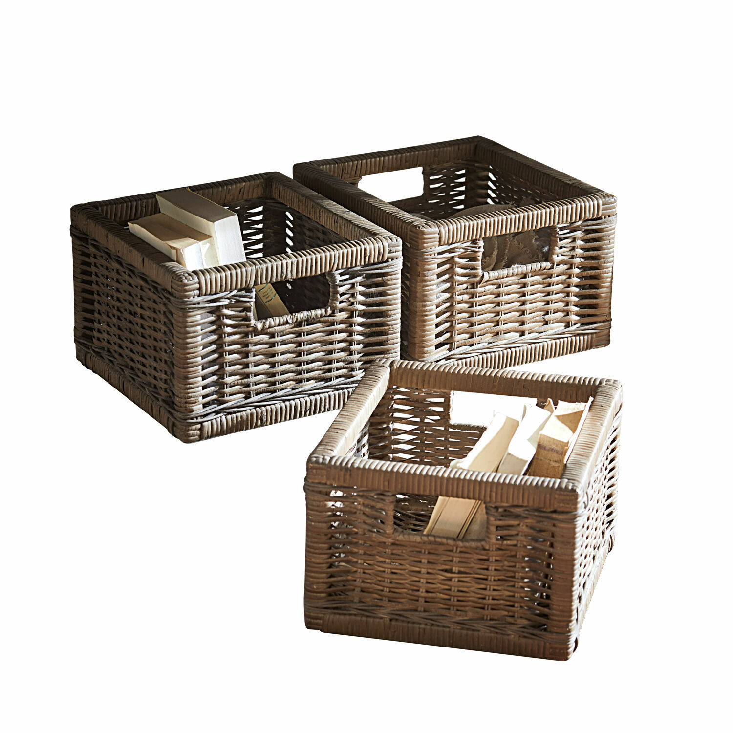 Set di 3 cesti Morvan