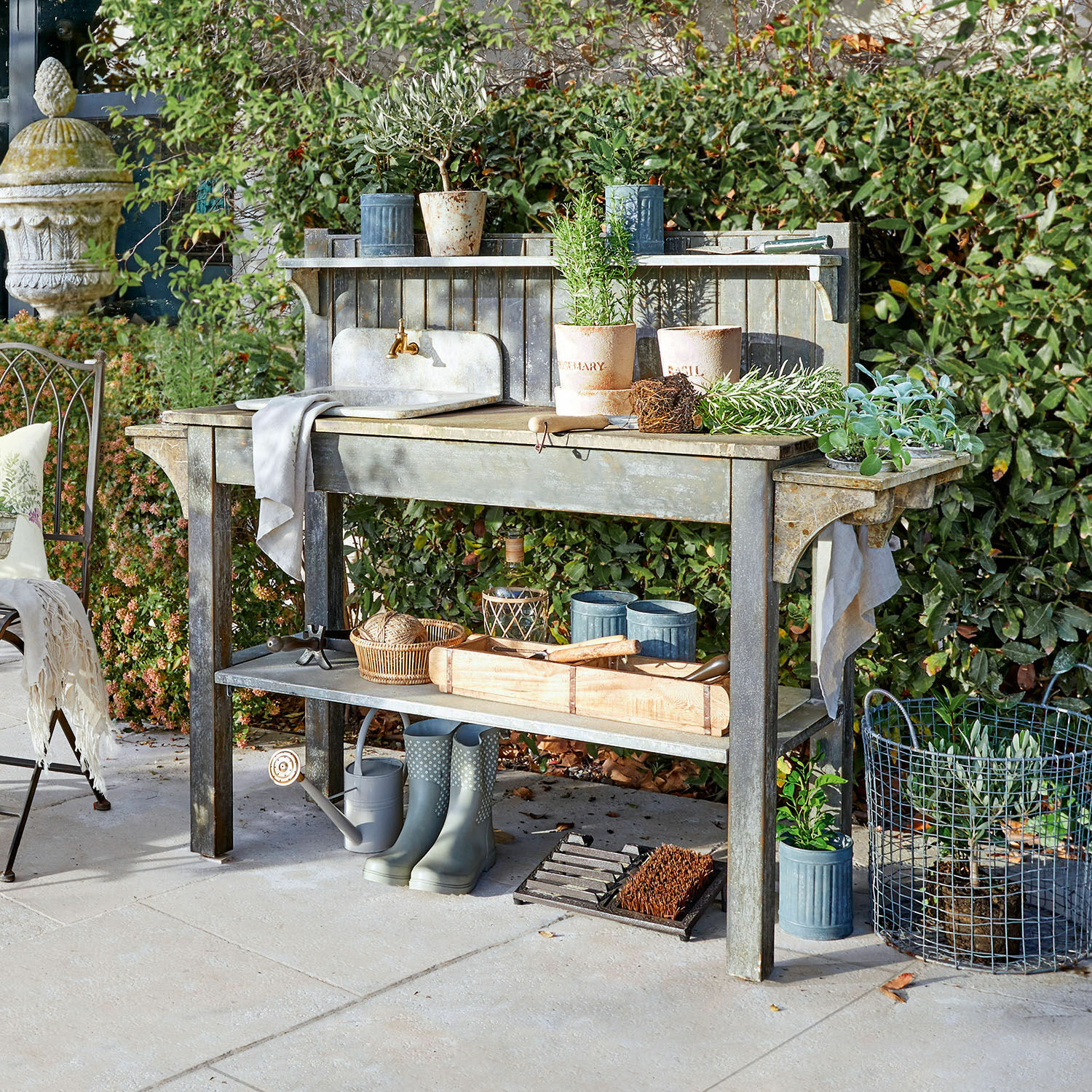 Tavolo per giardinaggio Hartland