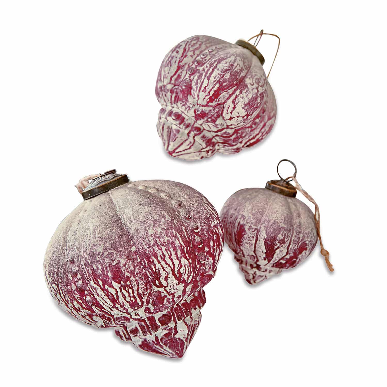 Set di 3 decorazioni natalizie Cuon