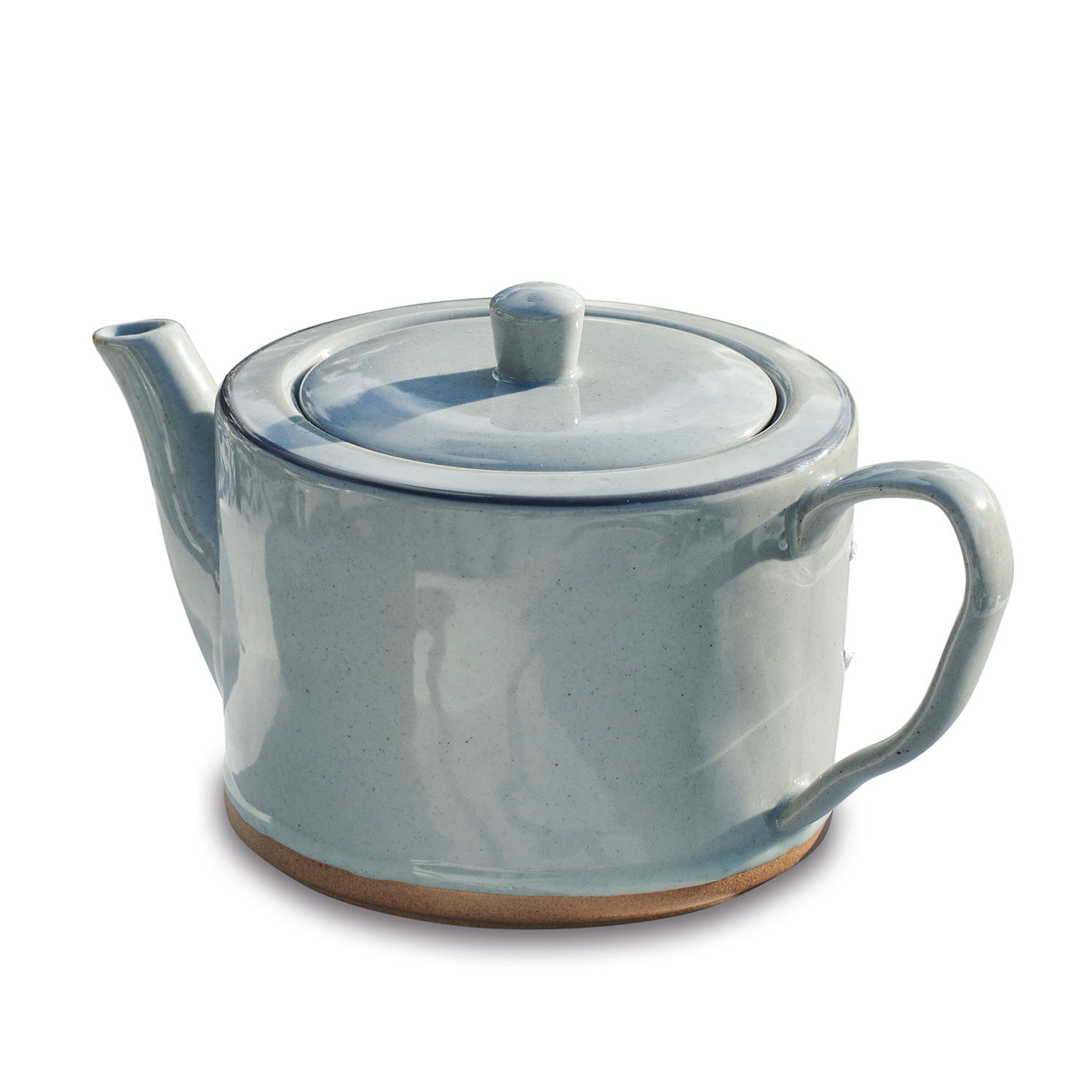 Teiera Biarré Teiera in ceramica blu con coperchio e manico per preparare il tè