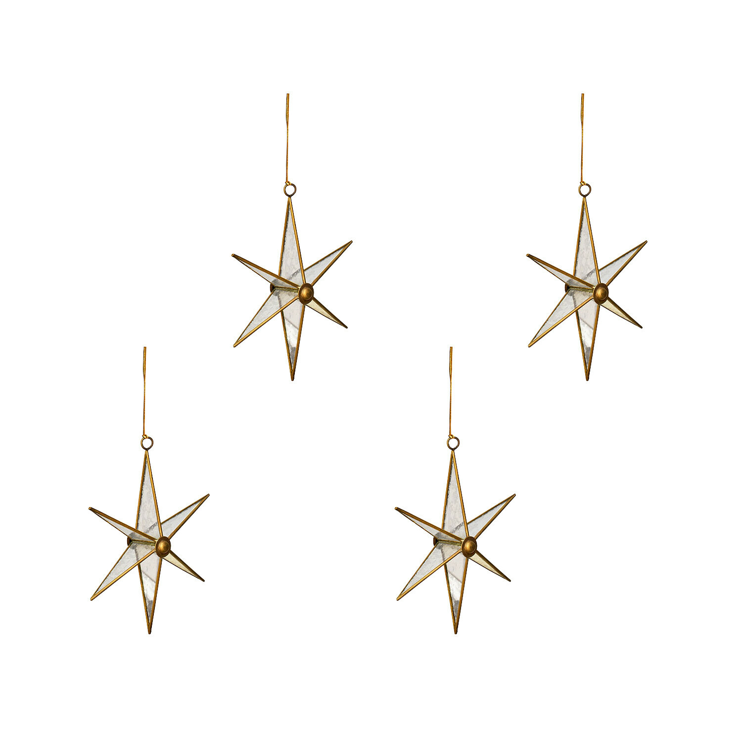 Set di 4 decorazioni da appendere Zaydan
