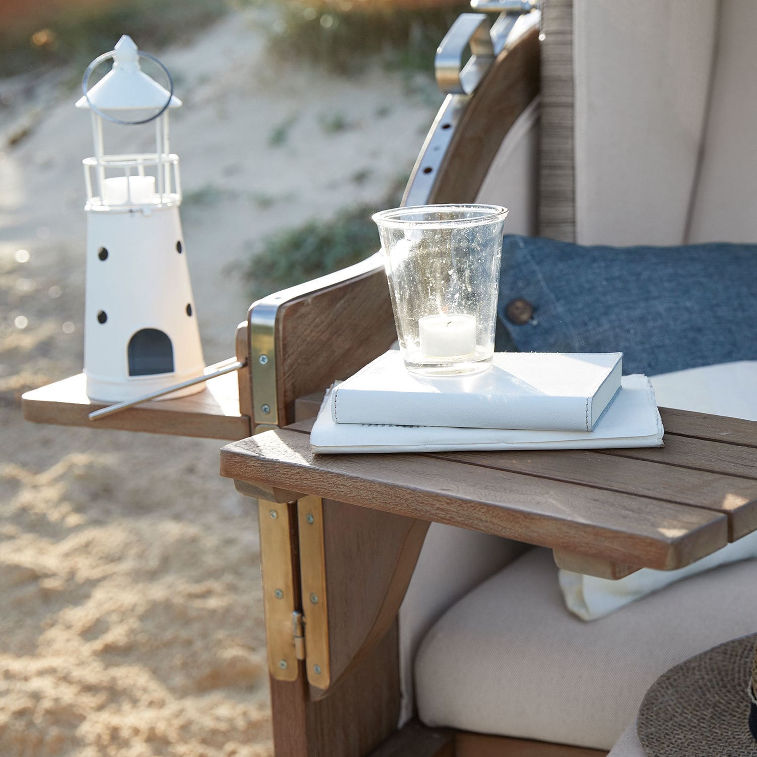Poltrona da spiaggia in vimini Clifford Beach