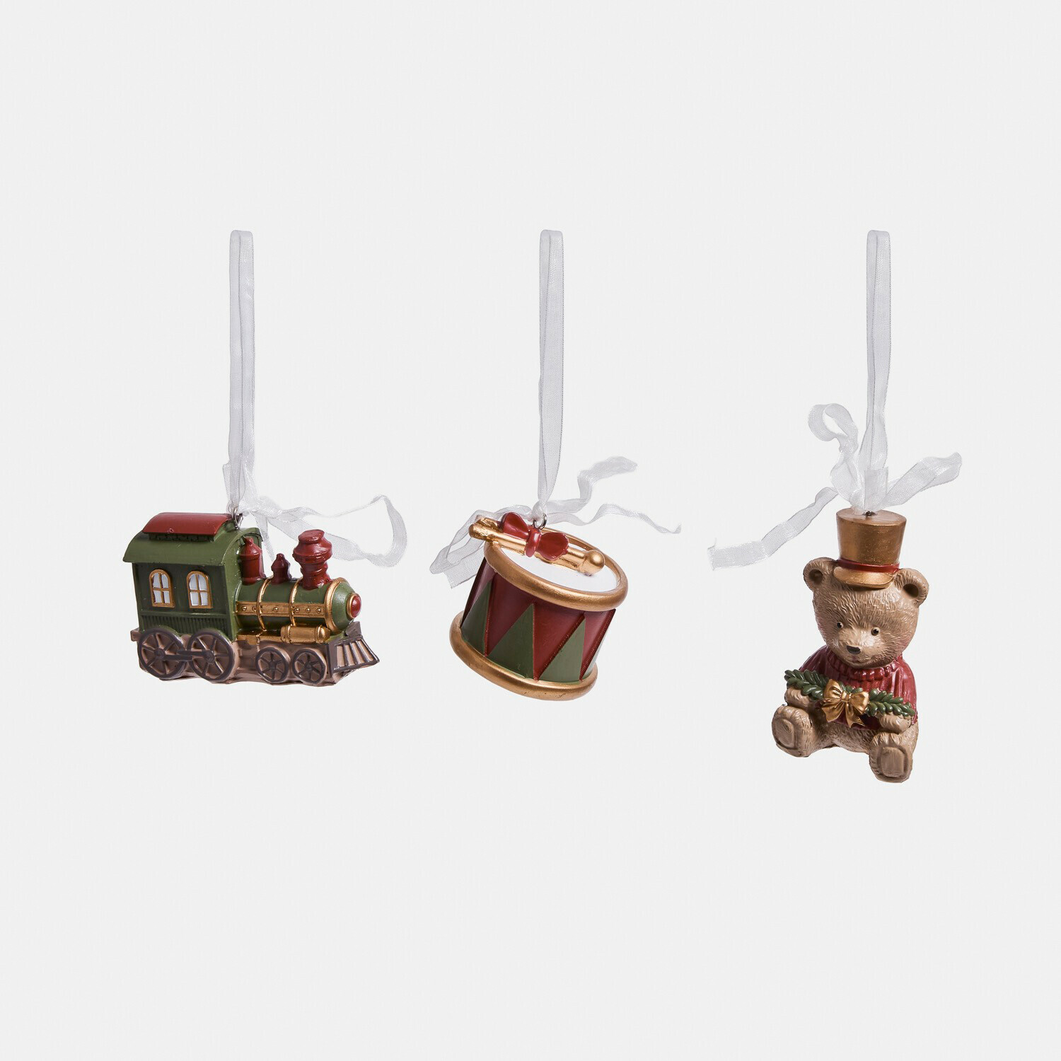 Set di 3 decorazioni da appendere Pebblies