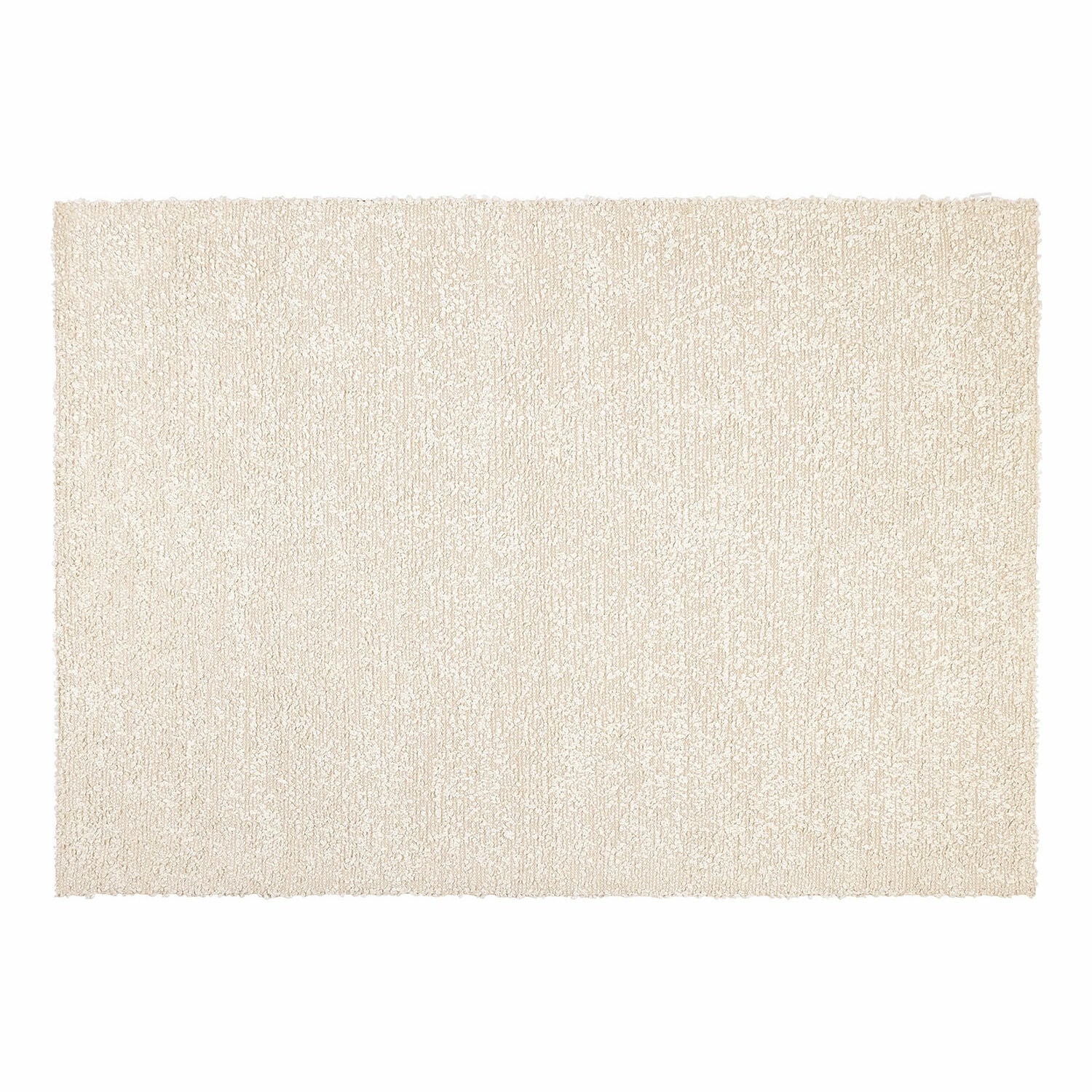 Tappeto Wodaha Tappeto rettangolare in materiale morbido color crema, ideale per interni moderni