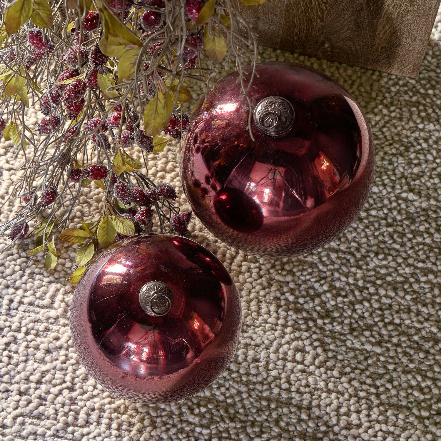 Coppia di palline di Natale Murrey Coppia di palline di Natale Murrey