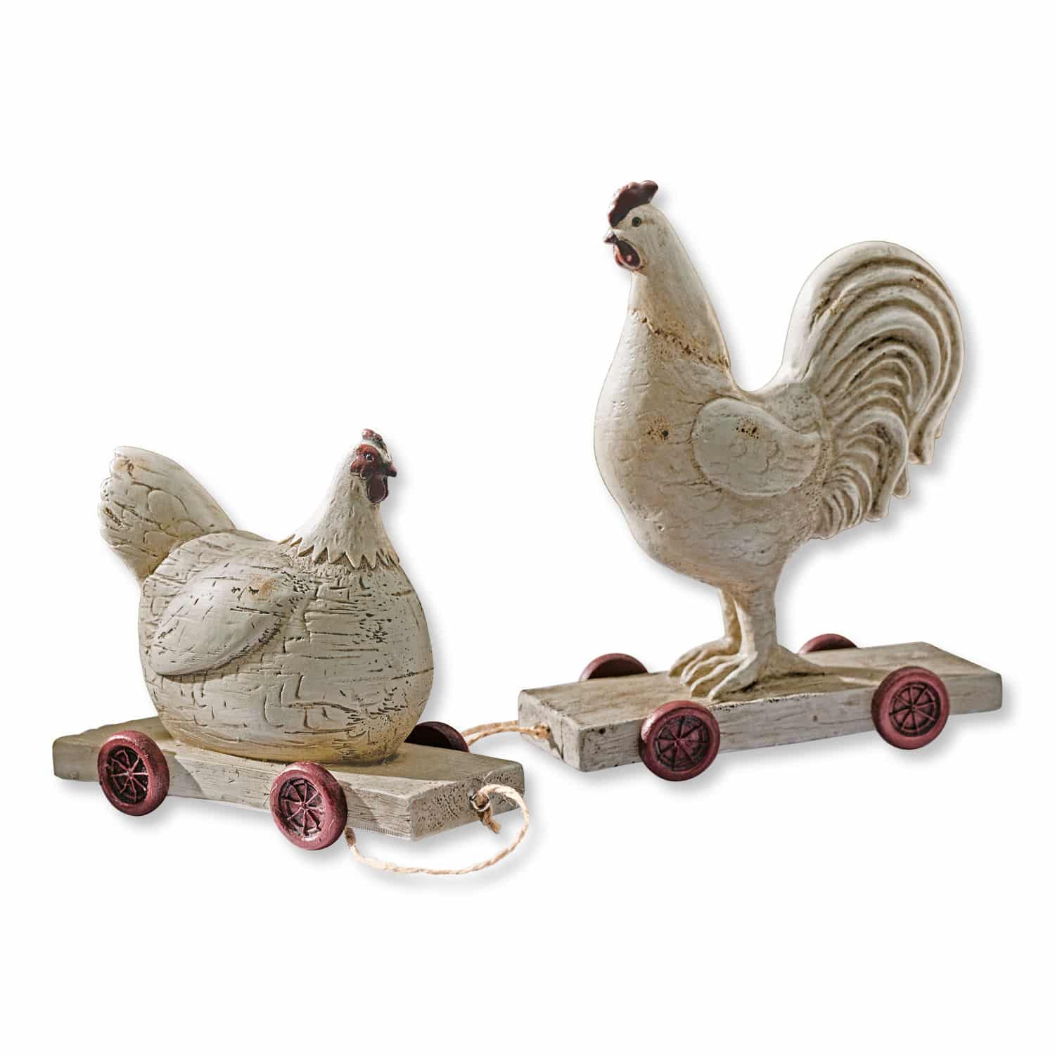 Gallo e gallina Mesnil