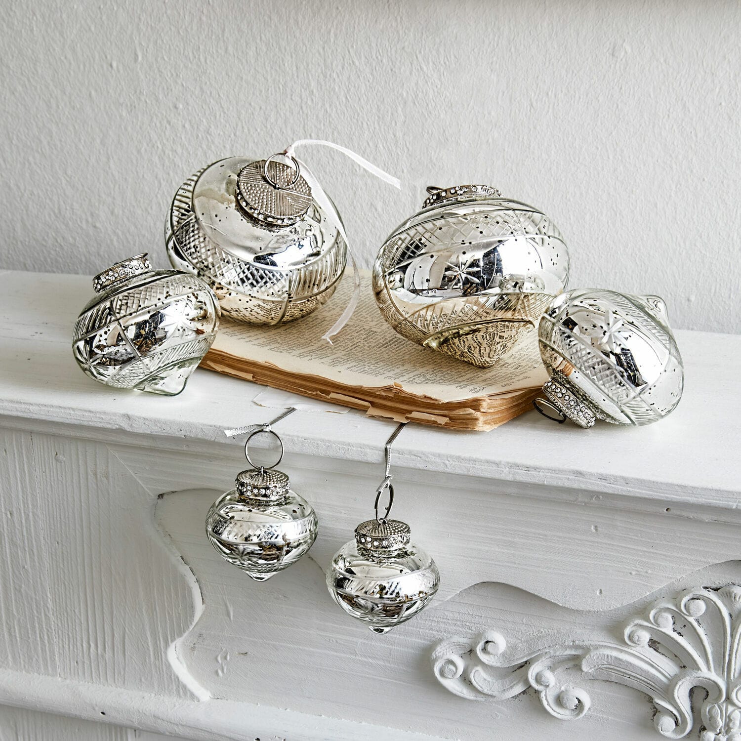 Set di 6 decorazioni natalizie Sully