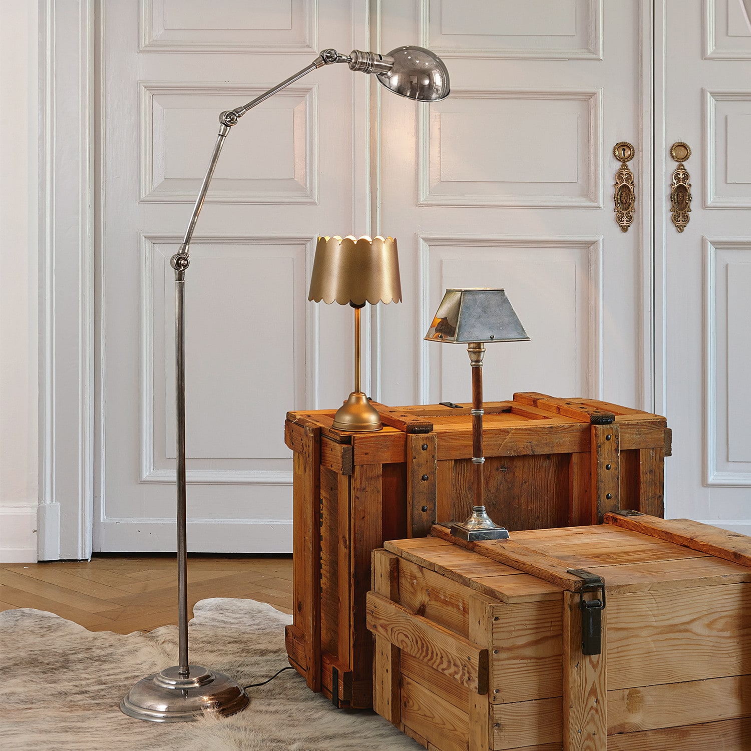 Lampada a stelo Tulsa