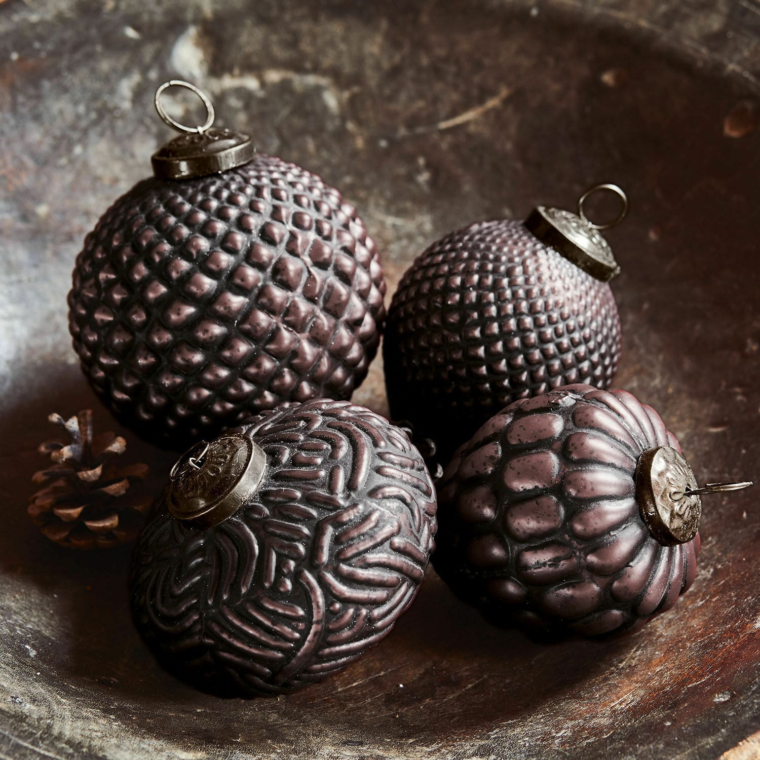 Set di 4 decorazioni natalizie Meyen