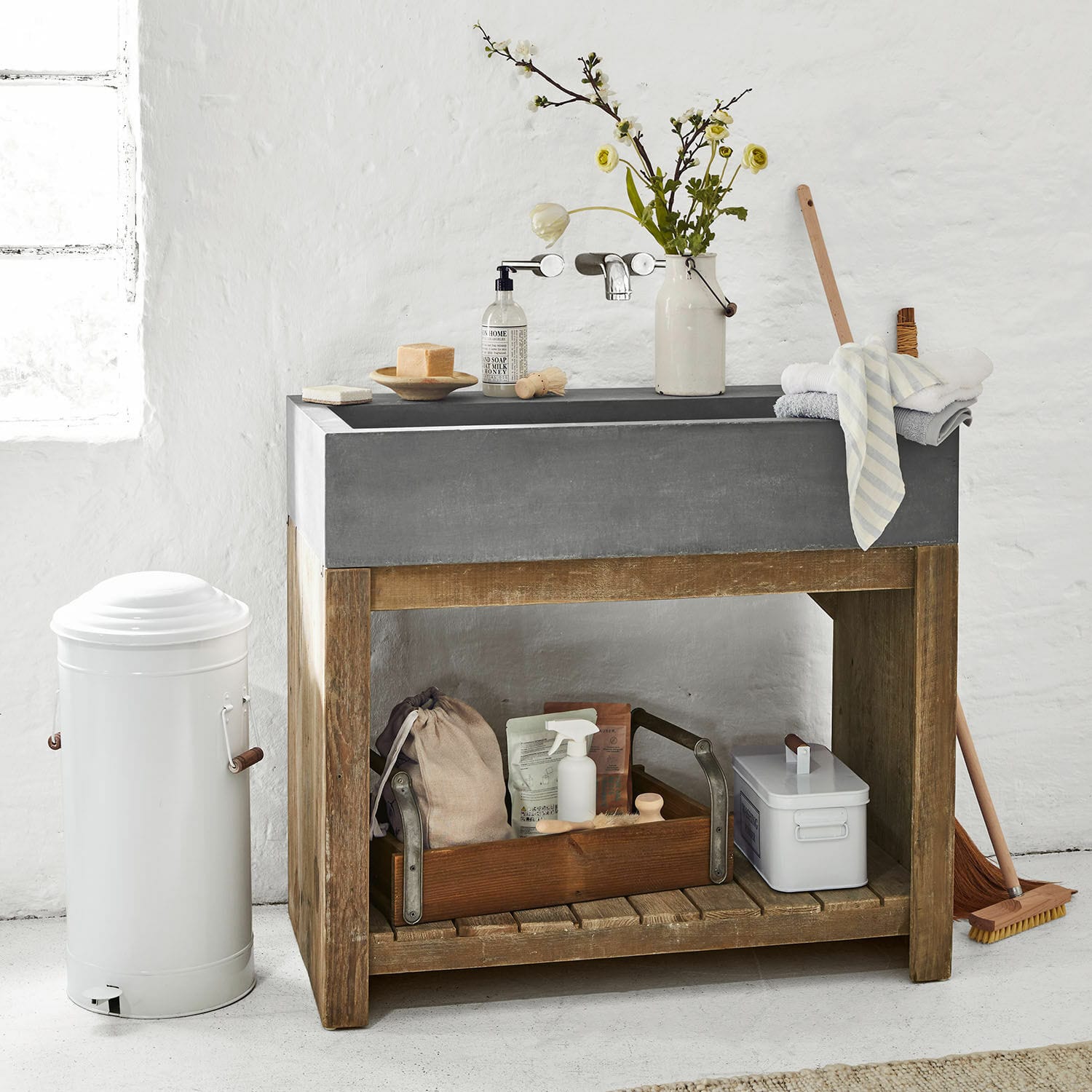 Mobile con lavabo Baines
