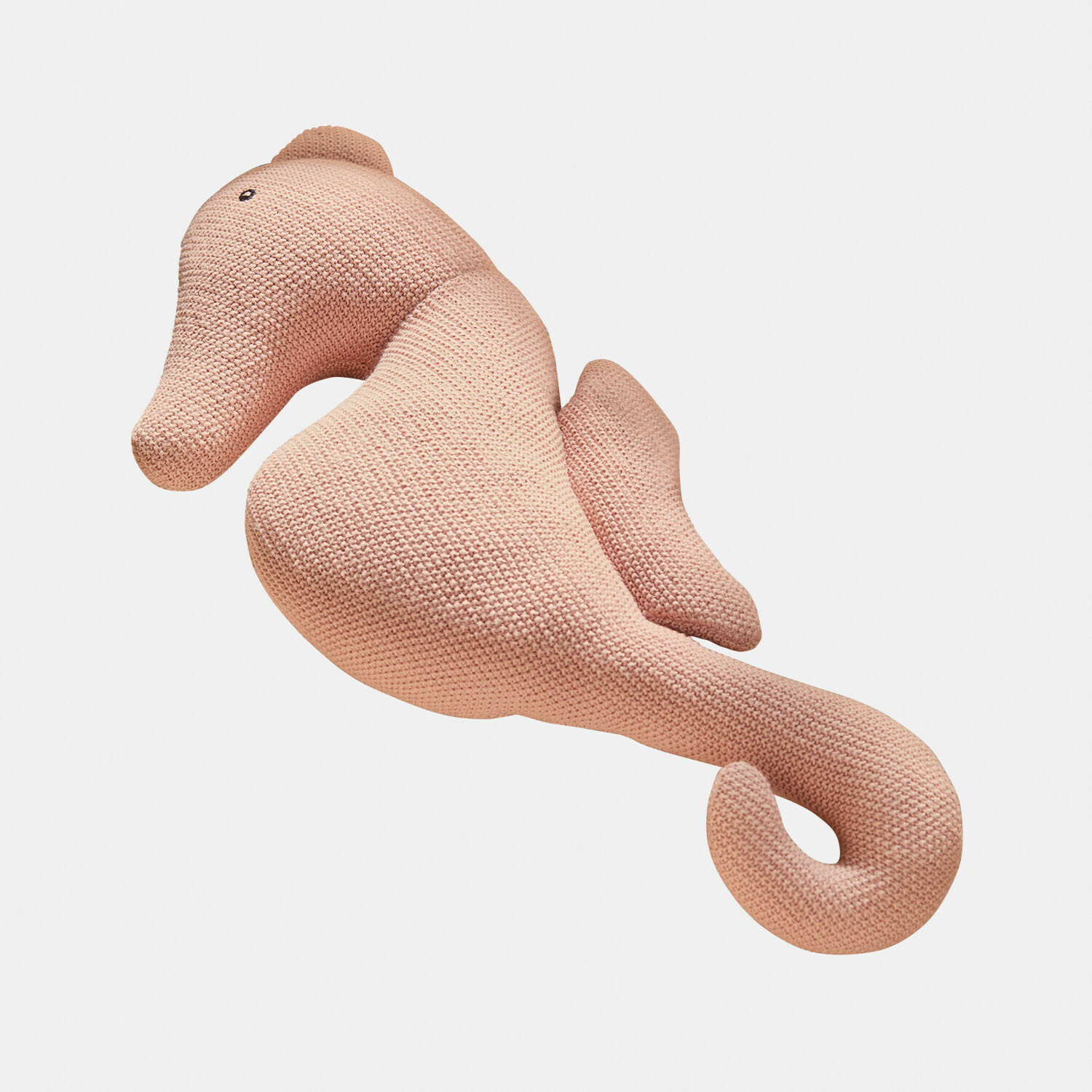 Peluche Bubbilo Cavalluccio marino di peluche rosa lavorato a maglia per decorazione e gioco