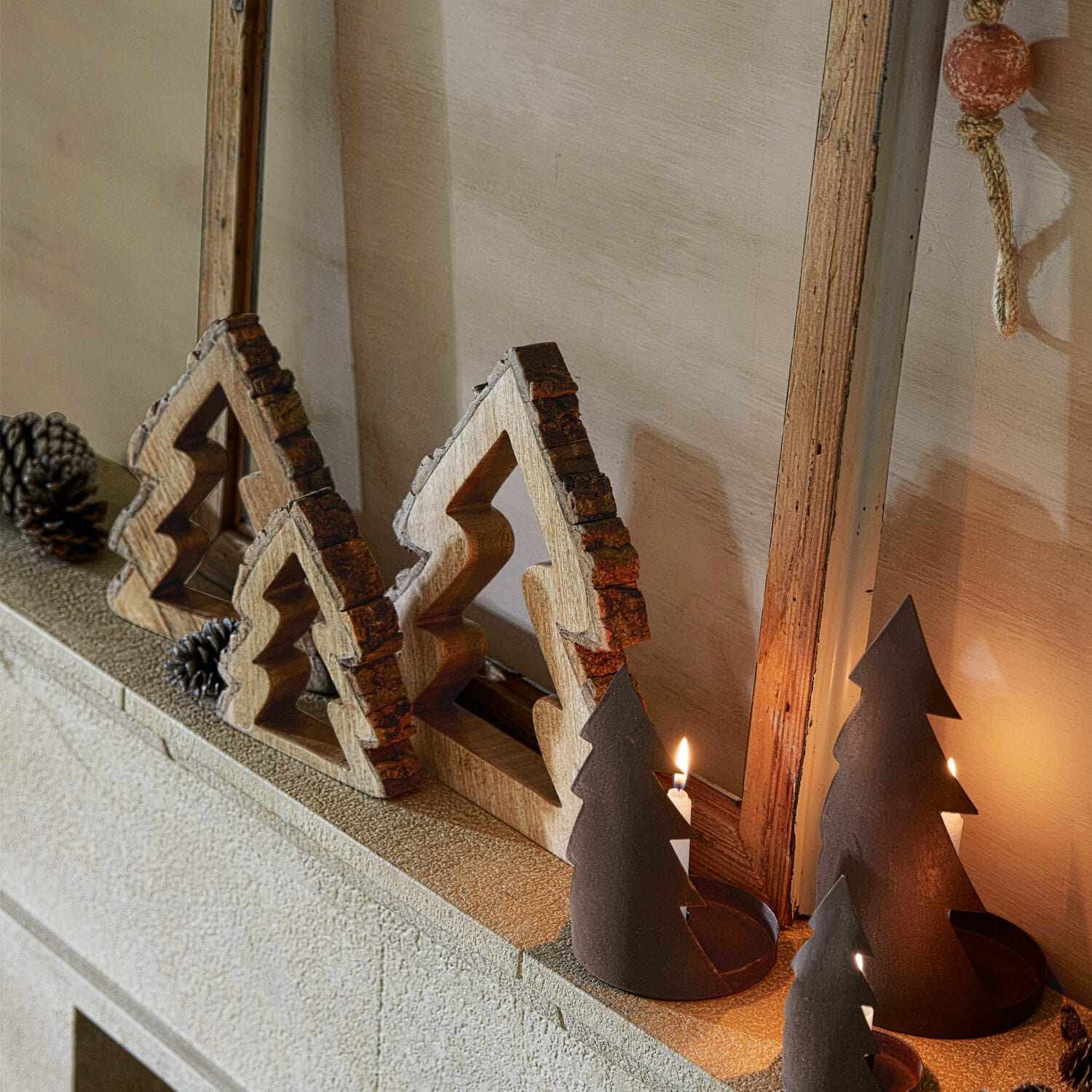 Set di 3 alberelli decorativi Raymond