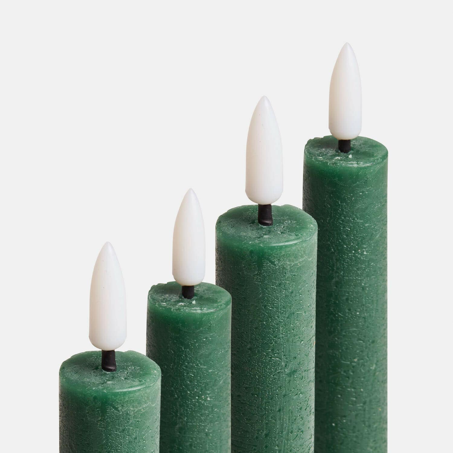 Set di 4 candele lunghe a LED Eldsora
