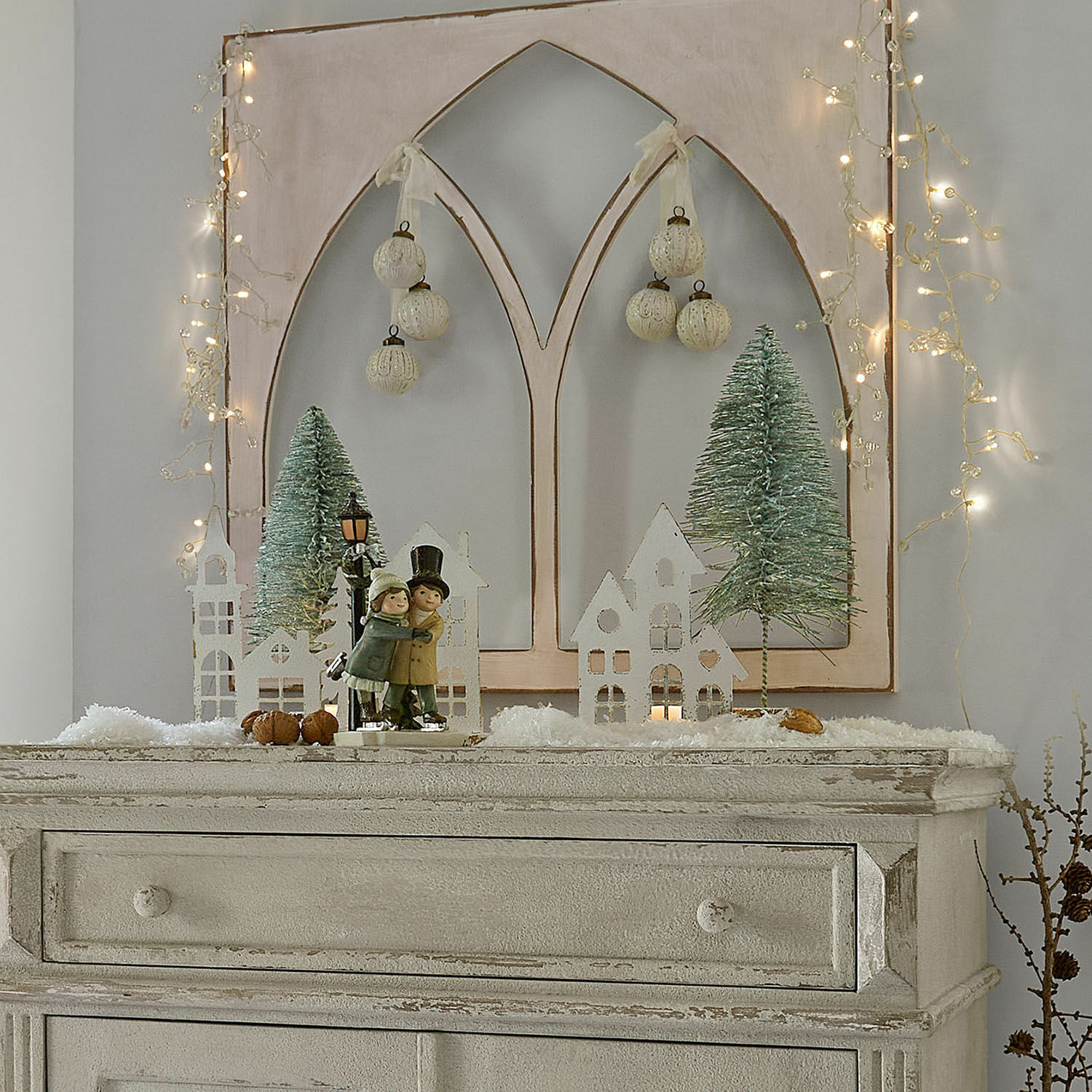 Coppia di alberelli decorativi Lyselle
