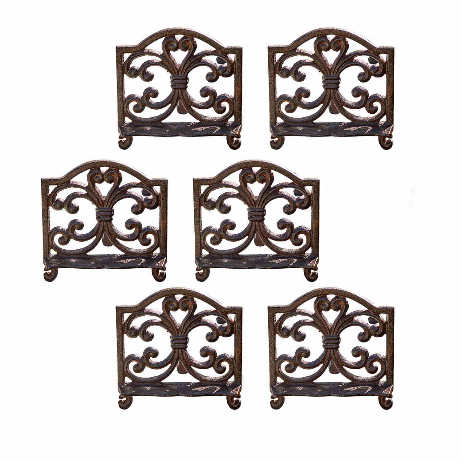 Set di 6 portacarte Plesnois