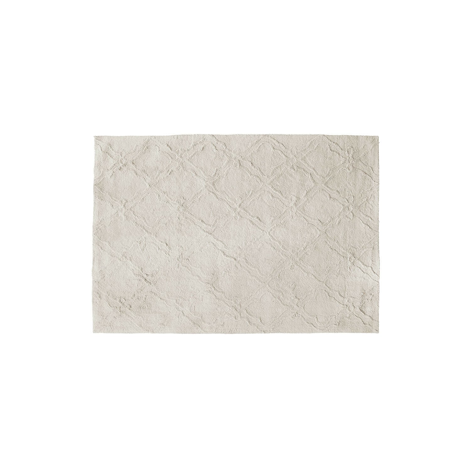 Tappeto Petrus Tappetino da bagno beige in cotone morbido con motivo delicato, ideale per il bagno