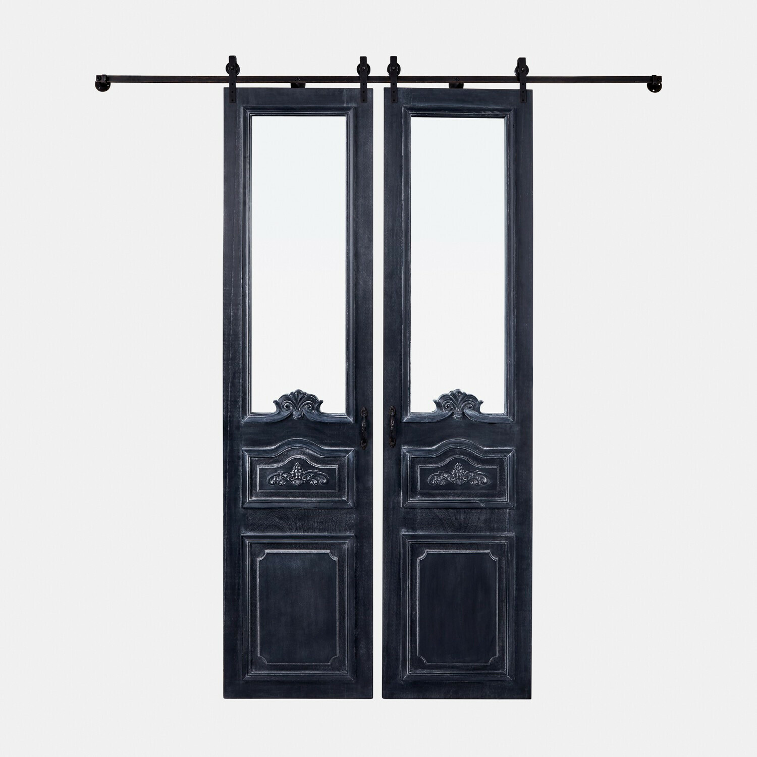Porta scorrevole a doppia anta Brévoise