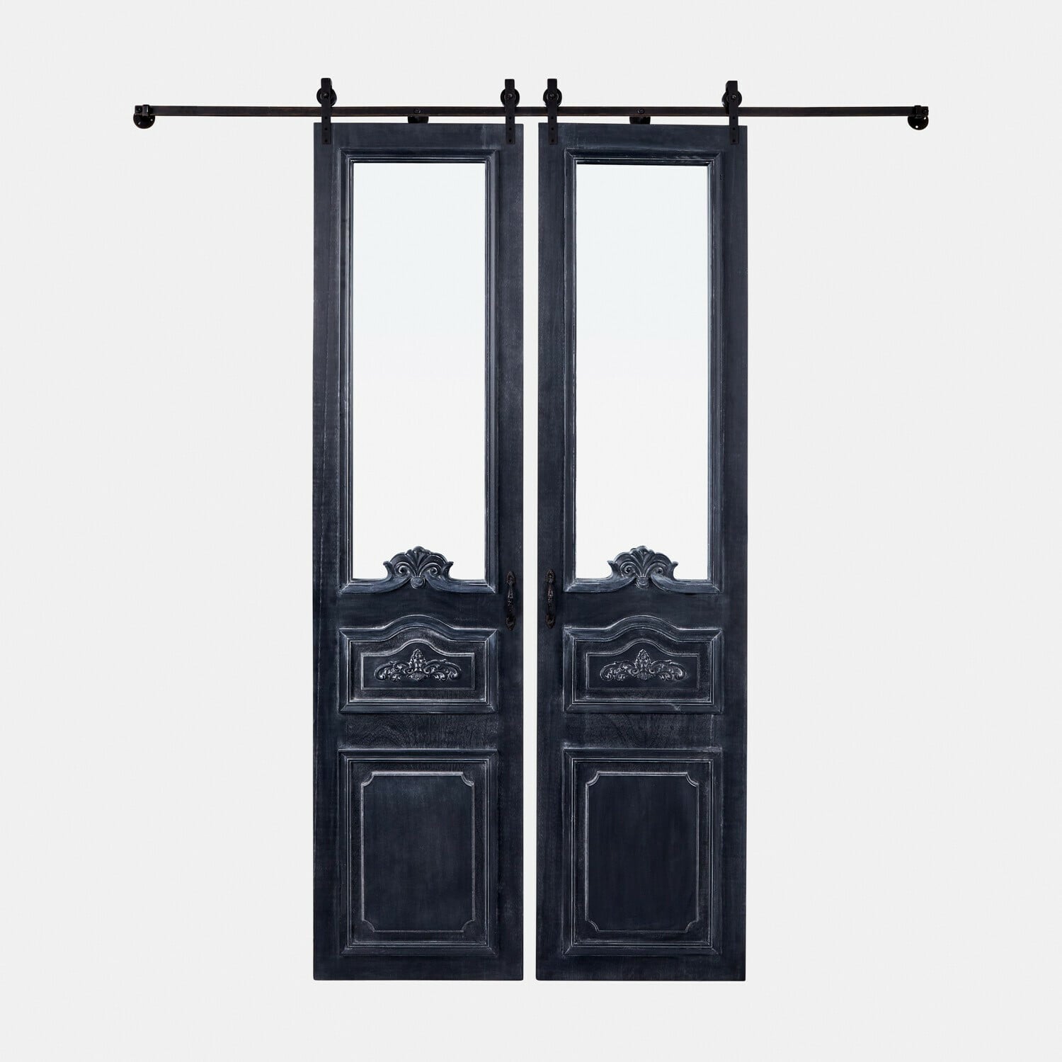 Porta scorrevole a doppia anta Brévoise
