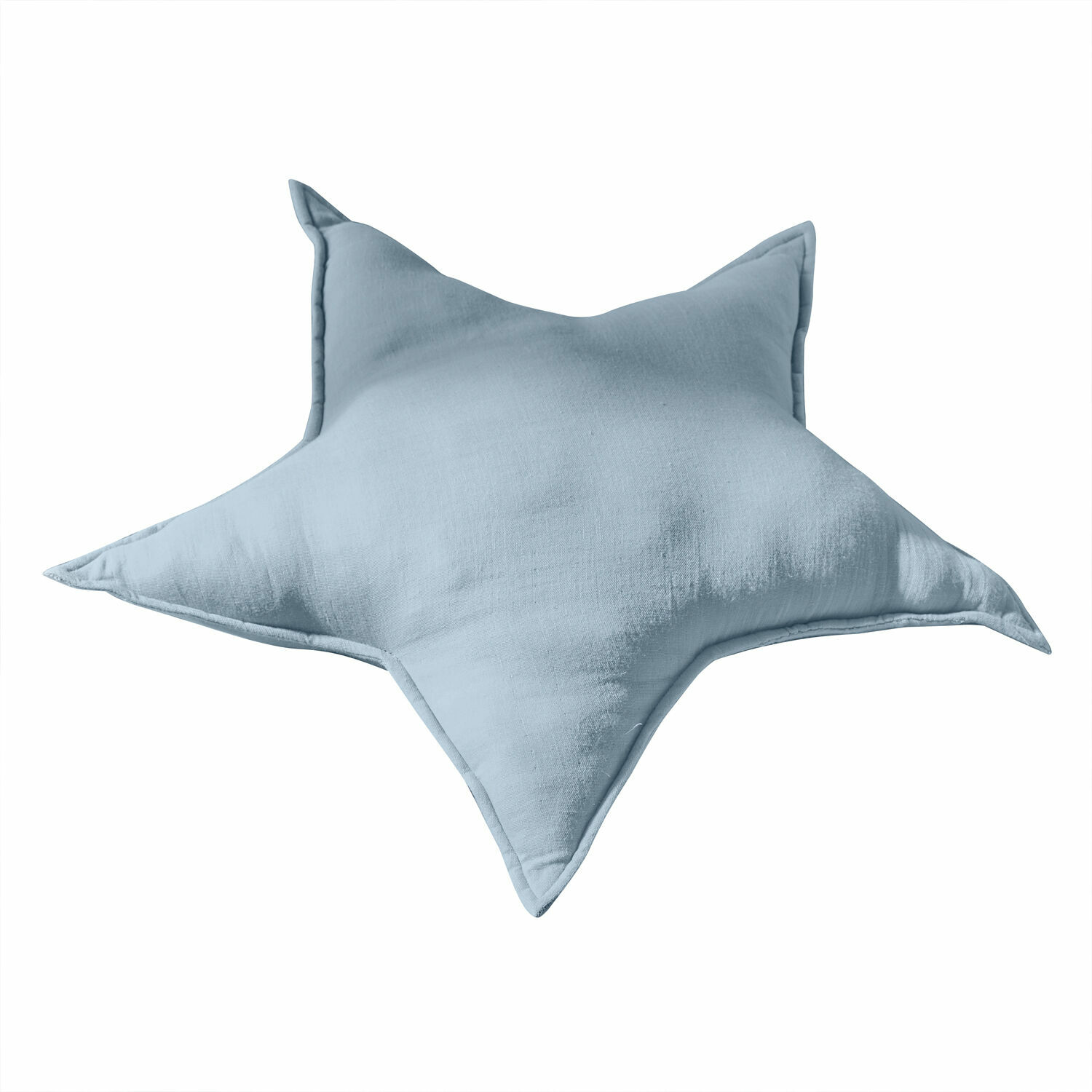Cuscino Étoilie Cuscino decorativo a forma di stella in cotone blu per soggiorno e camera da letto