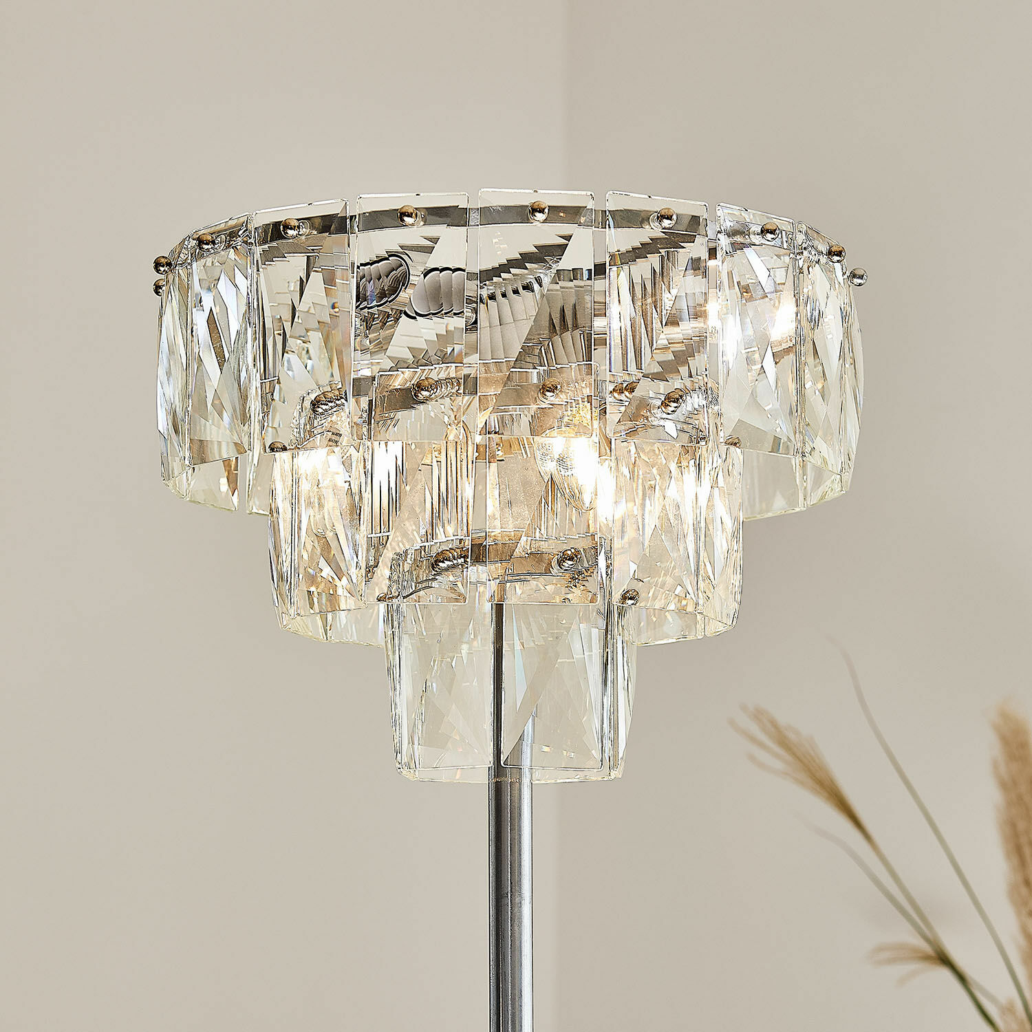 Lampada da terra Crystalford