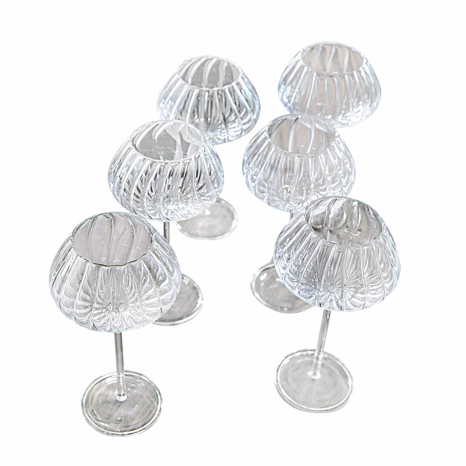 Set di 6 bicchieri da vino Minou