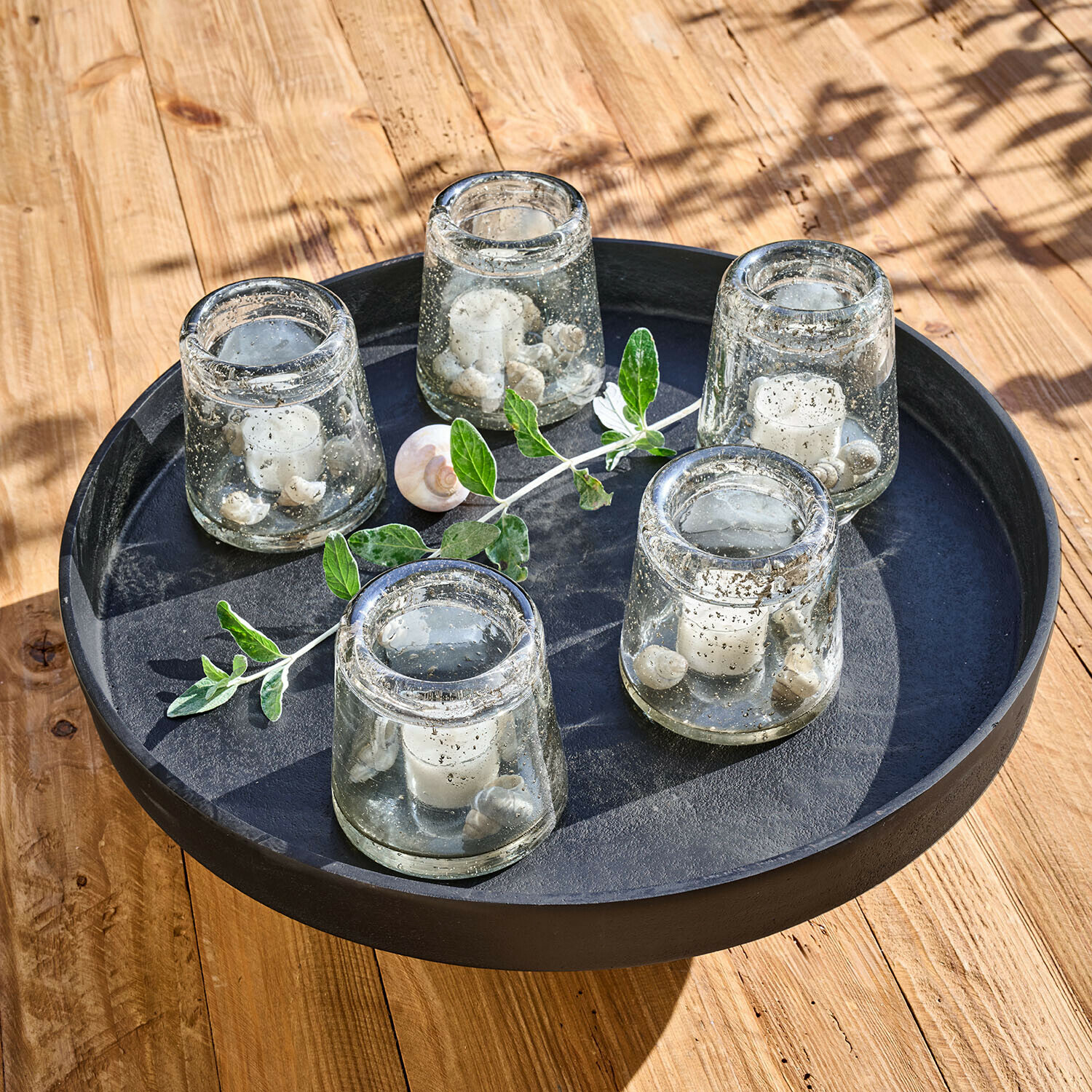 Set di 5 portalumini Novalio