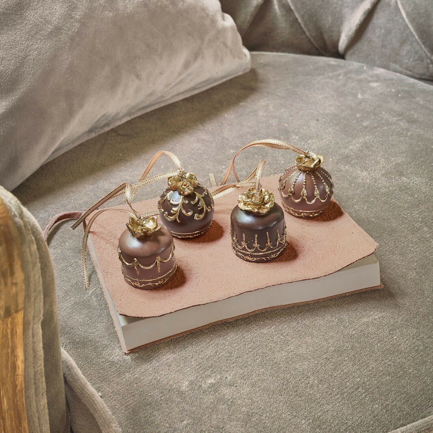 Set di 4 decorazioni da appendere Giottoini Set di 4 decorazioni da appendere Giottoini